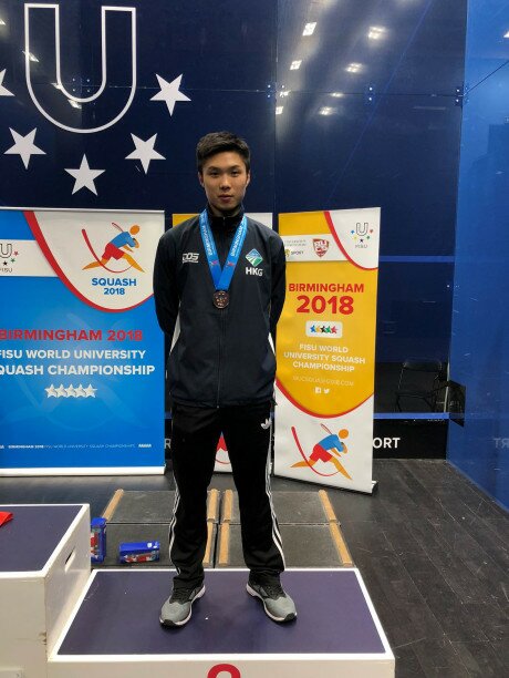 Student Henry Leung Claims Bronze in World University Squash Meet