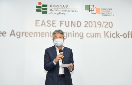 校長張仁良教授相信各位年輕的創業家定能發揮所長，透過他們的創新項目，為香港以至世界作出貢獻。