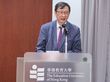 EdUHK Vice President (Academic) and Provost Professor John Lee Chi-Kin (Principal Investigator of 'Animated STEAM Stories for Chinese Learning' Project)