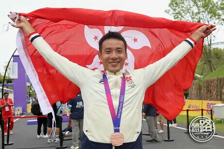 Vincent Lau Wan-yau is a member of the cycling team of Hong Kong, China (Photo provided by Sportsroad)